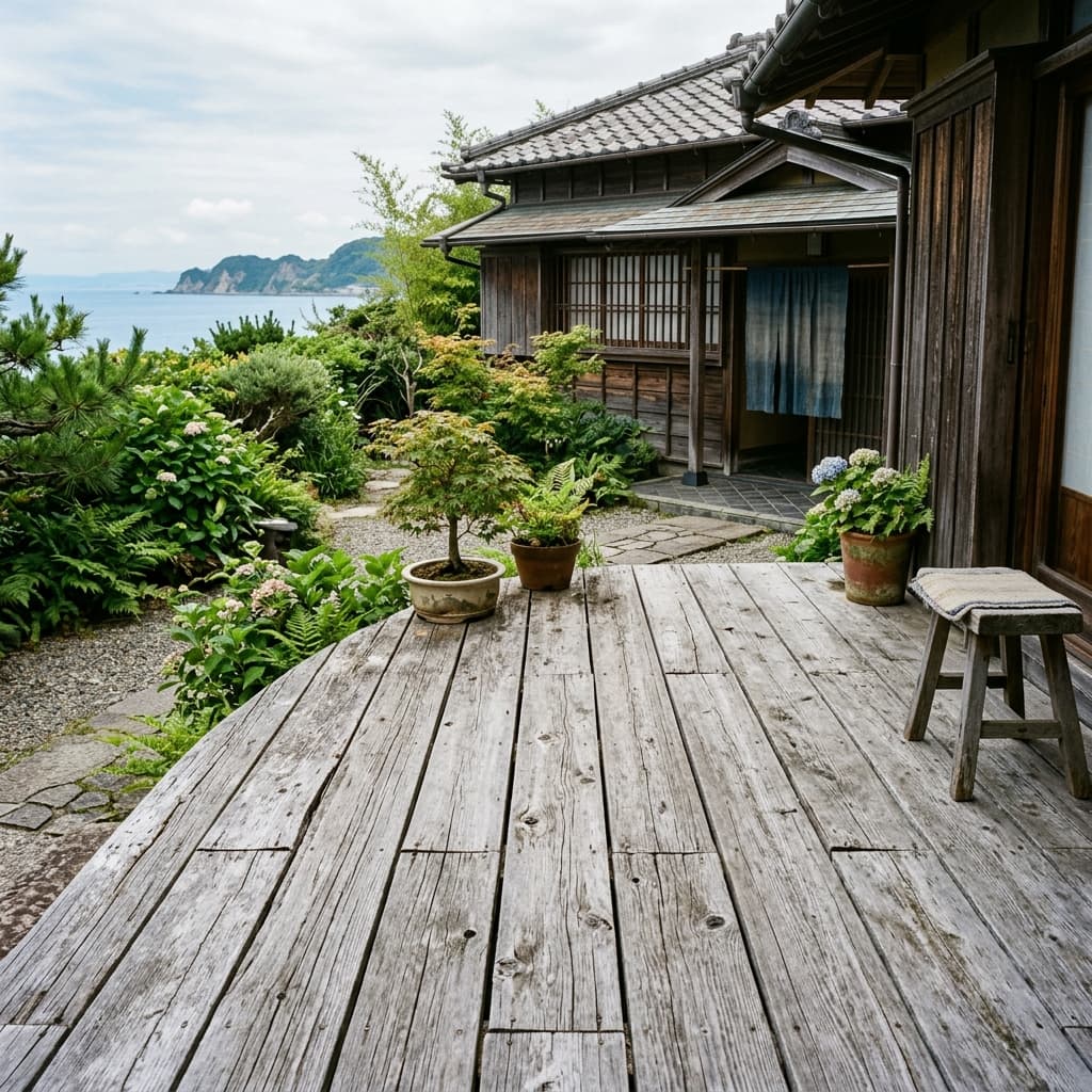 時の旅を歩む木
30年前に組んだウリンを削り直し、家族のベンチへ繋ぐ「再生」の記録